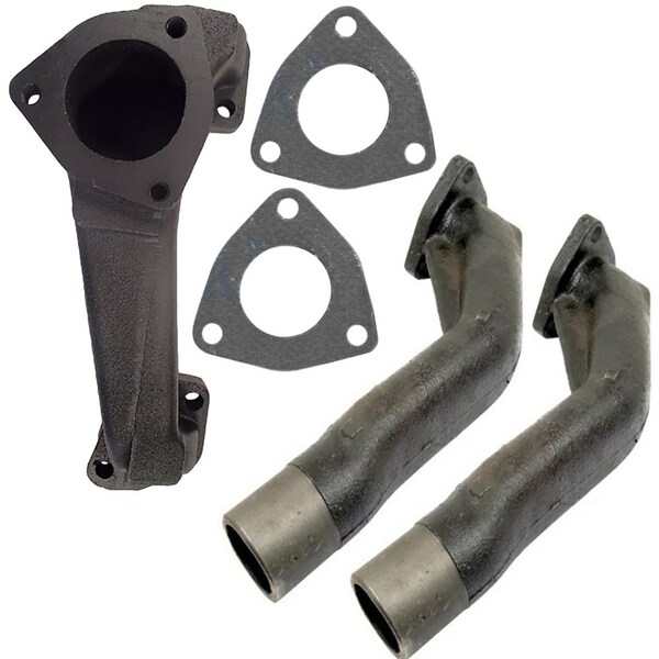 Aic Replacement Parts 734700M1 Exhaust Manifold w Gaskets & Elbow Fits Massey Ferguson 175 180 255 734700M1-GASKET-ELBOW - main